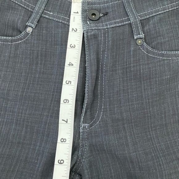 EDUN Retro High Rise Flare leg stretch jeans in Light black Size 26 NWT - Picture 11 of 12